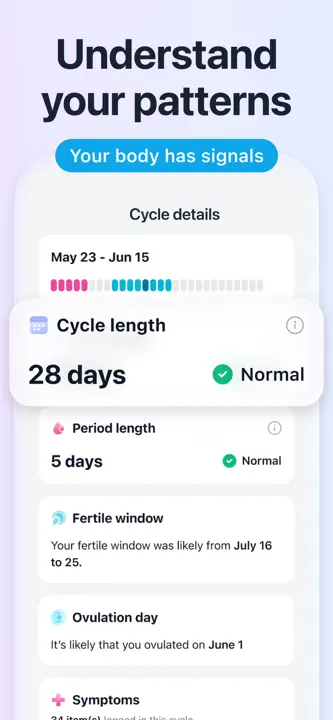 Pregmate Ovulation Tracker : capture d’écran 5 sur 9