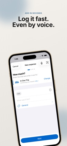 Expensease screenshot