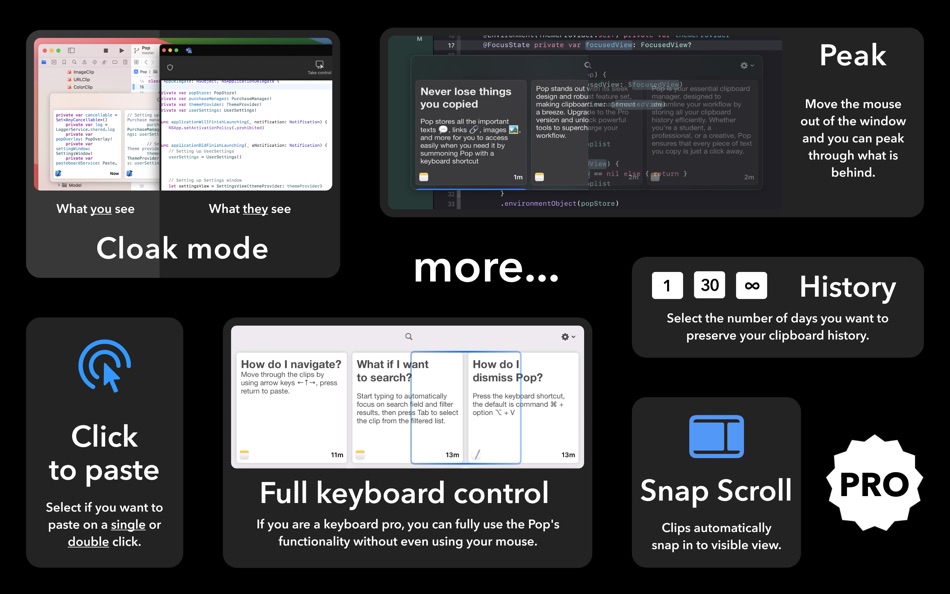 #5. Pop - Copy & Paste Faster (macOS) 게시자: Guru Sidharth Govindaraju