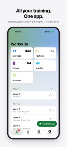 Tepuy: Workout Tracker & Log iPhone screenshot
