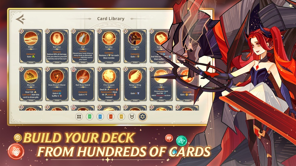 #5. Ancient Gods: Deckbuilding RPG (iOS) By: Linh Lam Quang