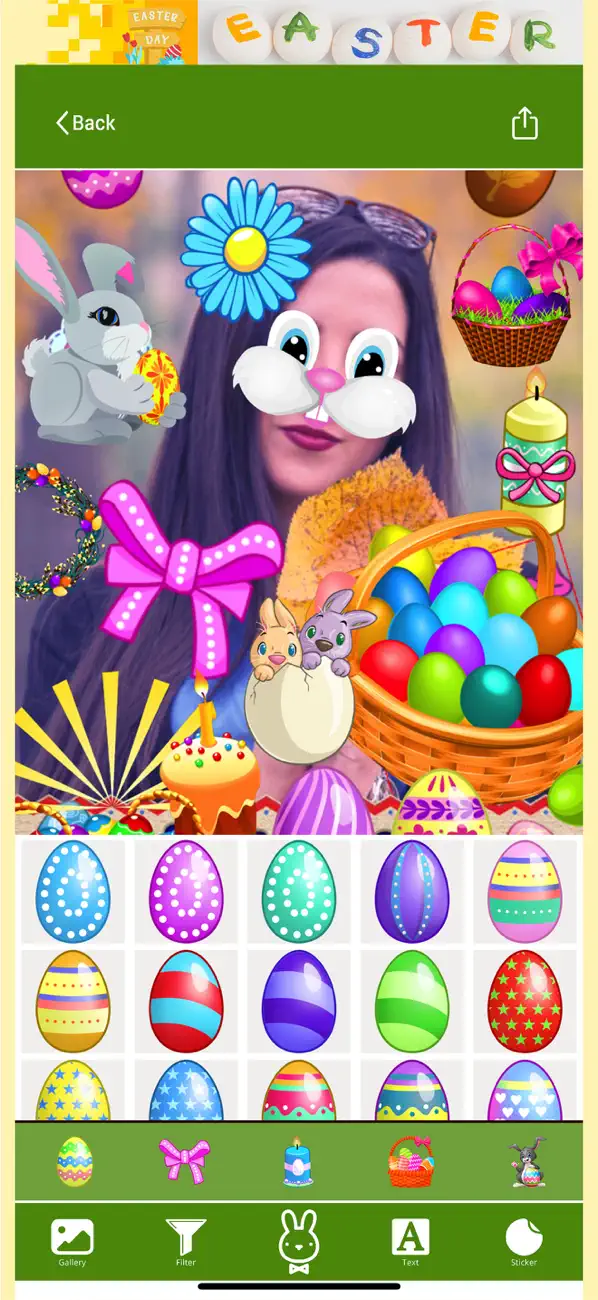 Screenshot #2 pour Easter Snap - Egg Hunt Camera