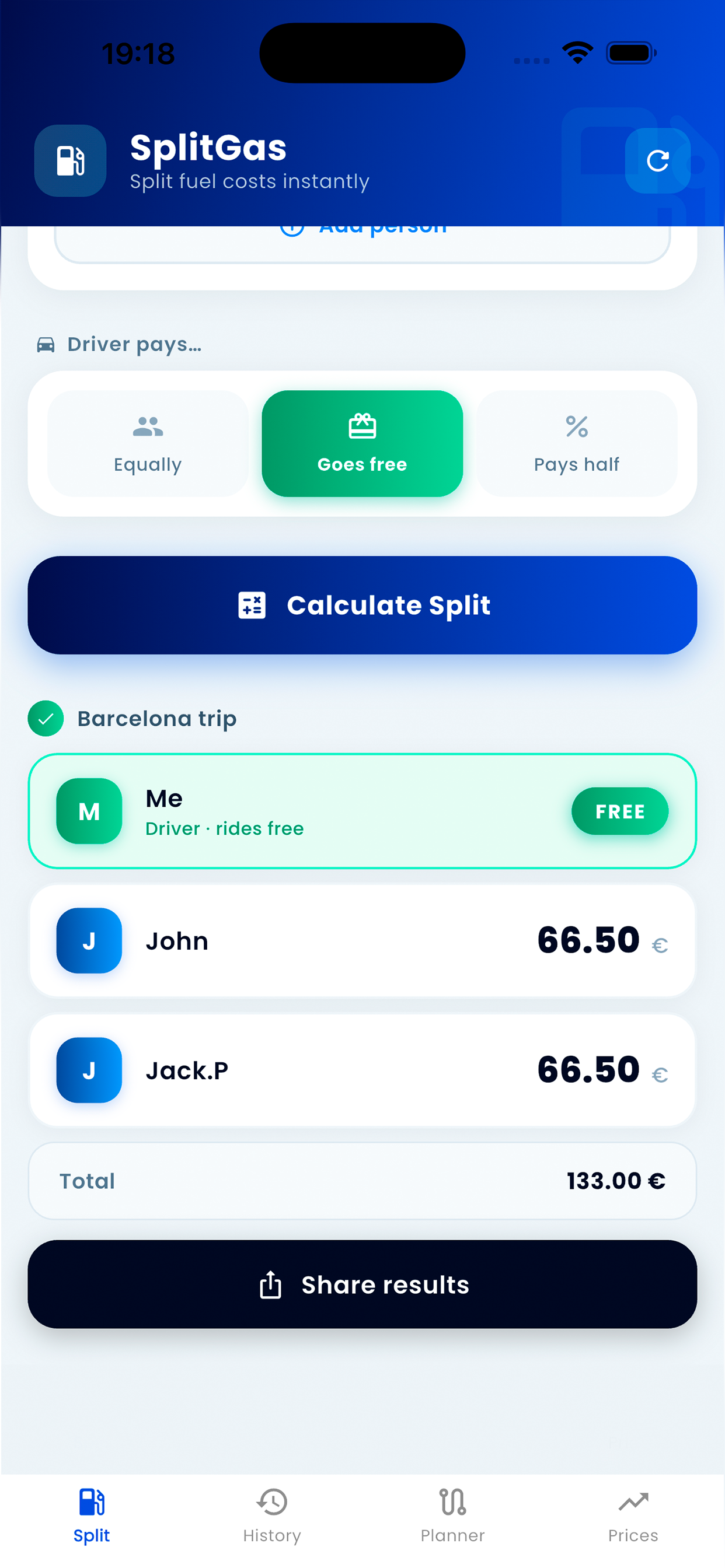 SplitGas: Fuel Cost Calculator screenshot 4