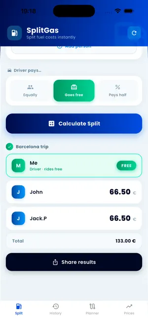 SplitGas: Fuel Cost Calculator screenshot 4