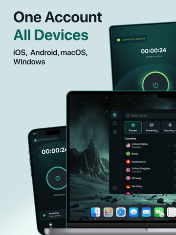 Guru VPN: Fast, Secure Proxy iPad screenshot 6
