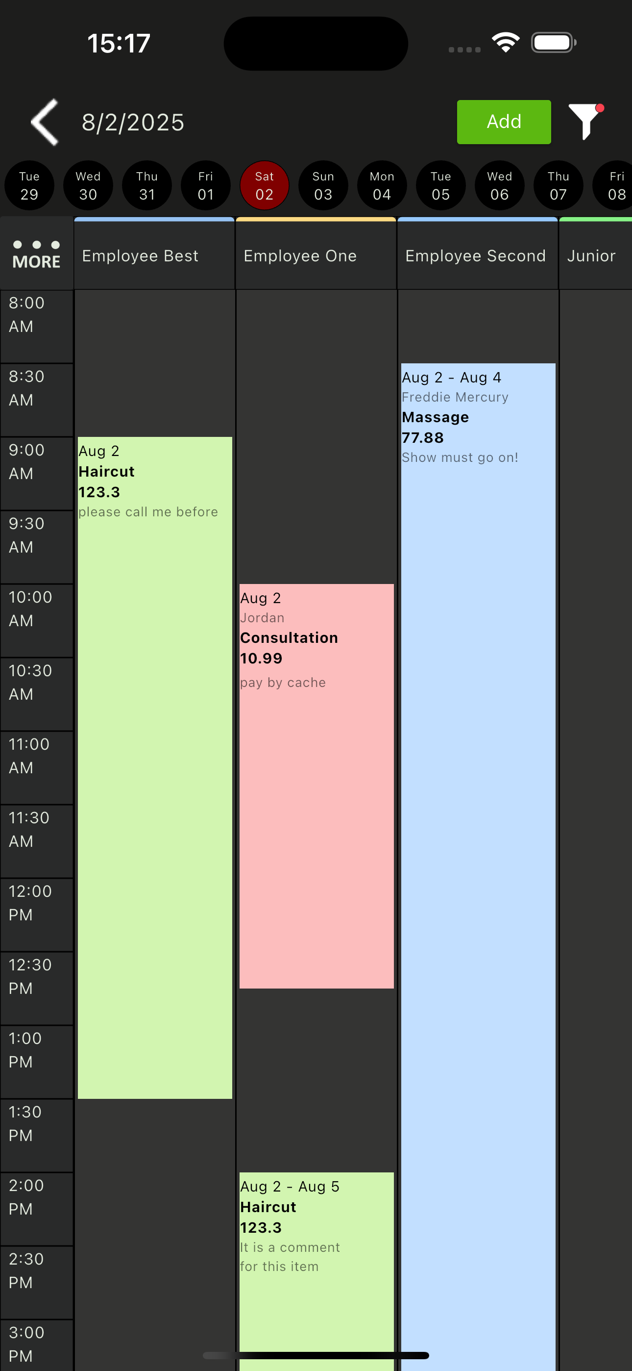 Booking & Appointment Tracker