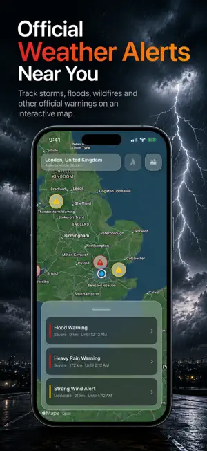 Stormora: Severe Weather Map screenshot 1