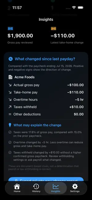 Paycheck Radar: Pay Tracker screenshot 3