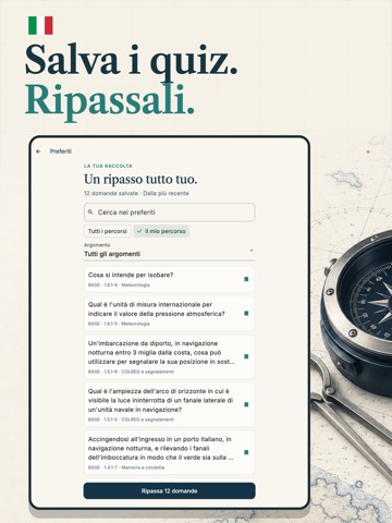 Patente Nautica Quiz 2026 iPad screenshot