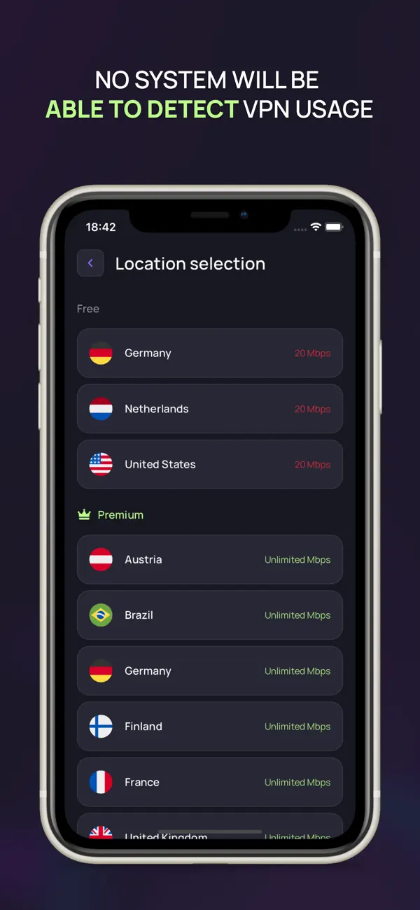 Screenshot #2 pour anynet VPN & Proxy