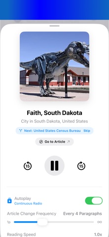 WikiFM - Encyclopedia Radio Screenshot 3 of 5