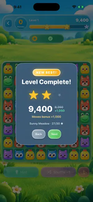 Tumblefox: Animal Match 3 screenshot 4