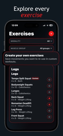 Muscle Recovery Tracker iPhone screenshot