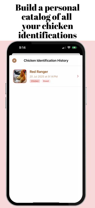 chicken identifier screenshot 4 of 4