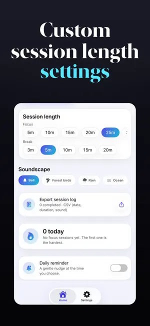 Pomodoro Timer - Focus Bell screenshot 3