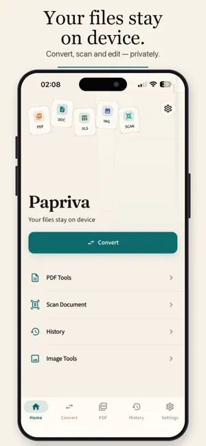 Papriva: PDF Converter screenshot 1