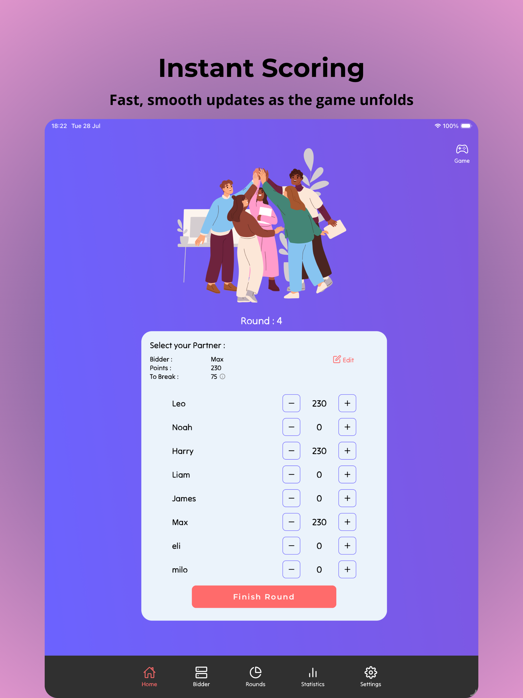 Black Queen Scoreboard screenshot 12