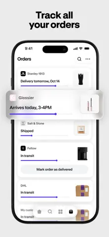 App Store-Screenshot 3 von Shop: Track, Pay, Discover