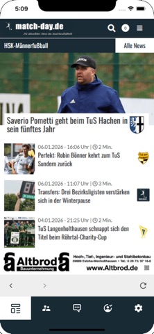 match-day.de iPhone screenshot