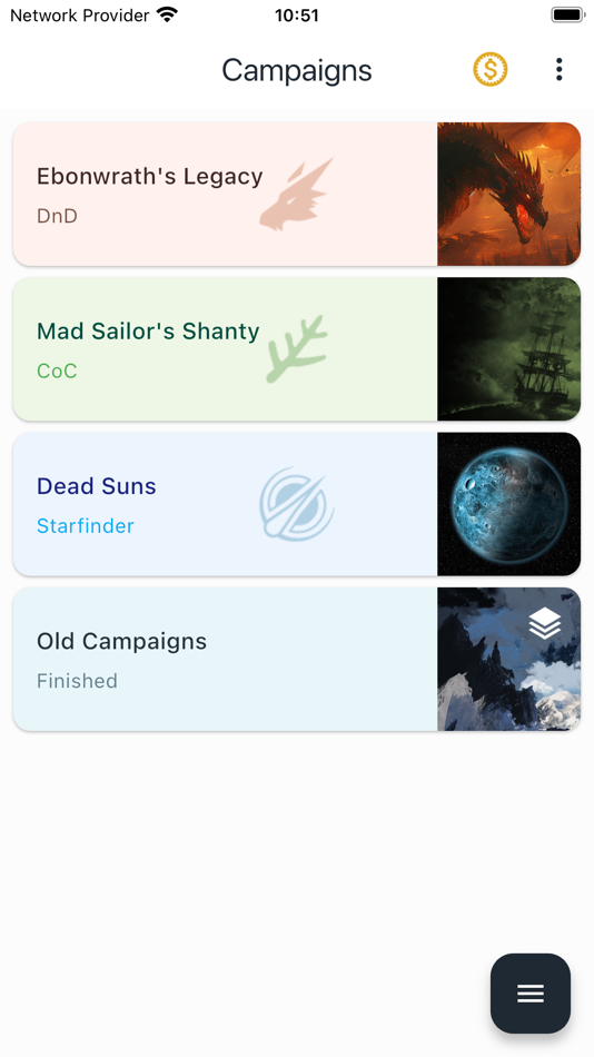 #1. RPG Notebook: Campaign Manager (iOS) 由: Marta Fecio