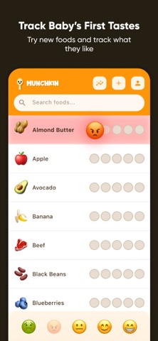 Munchkin - Baby Food Tracker screenshot