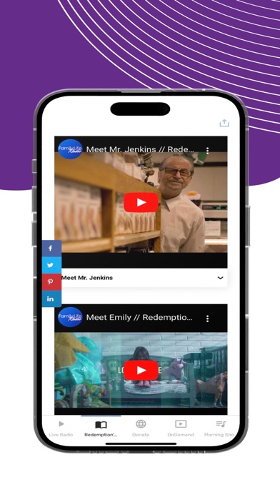 Family Life Radio iPhone screenshot 5 - Music app