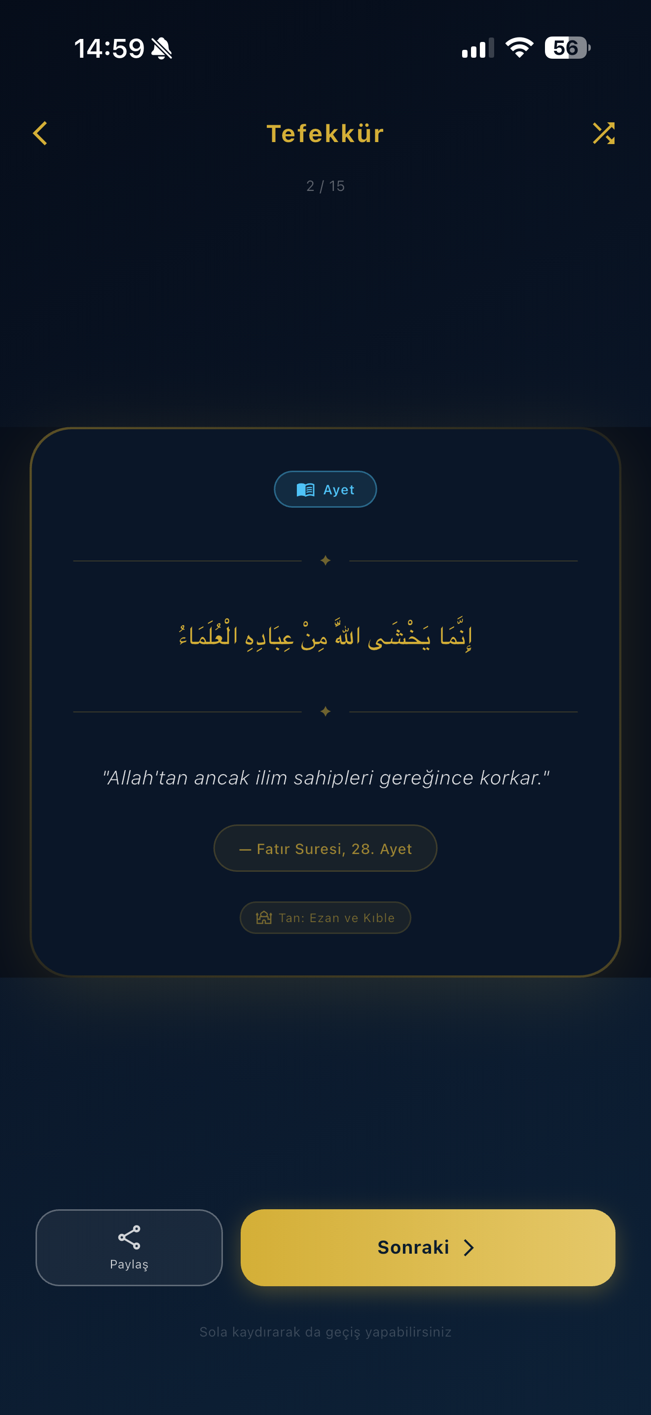 Tan: Ezan Vakitleri ve Kıble