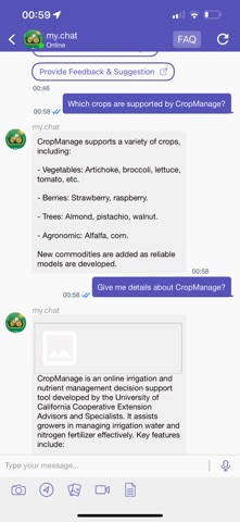 my.chat iPhone screenshot