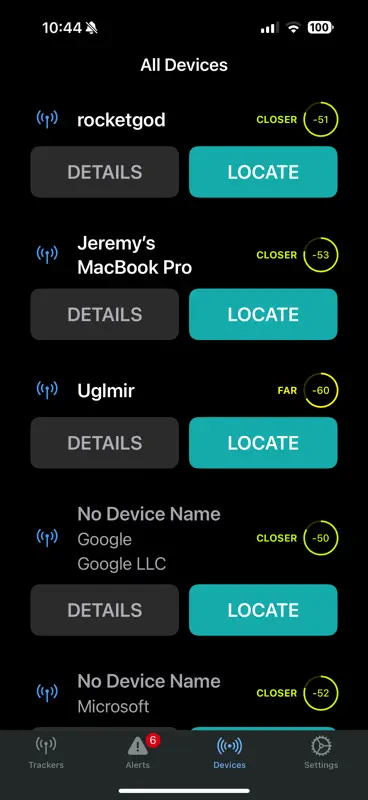 Tracker Detector screenshot 6 of 9