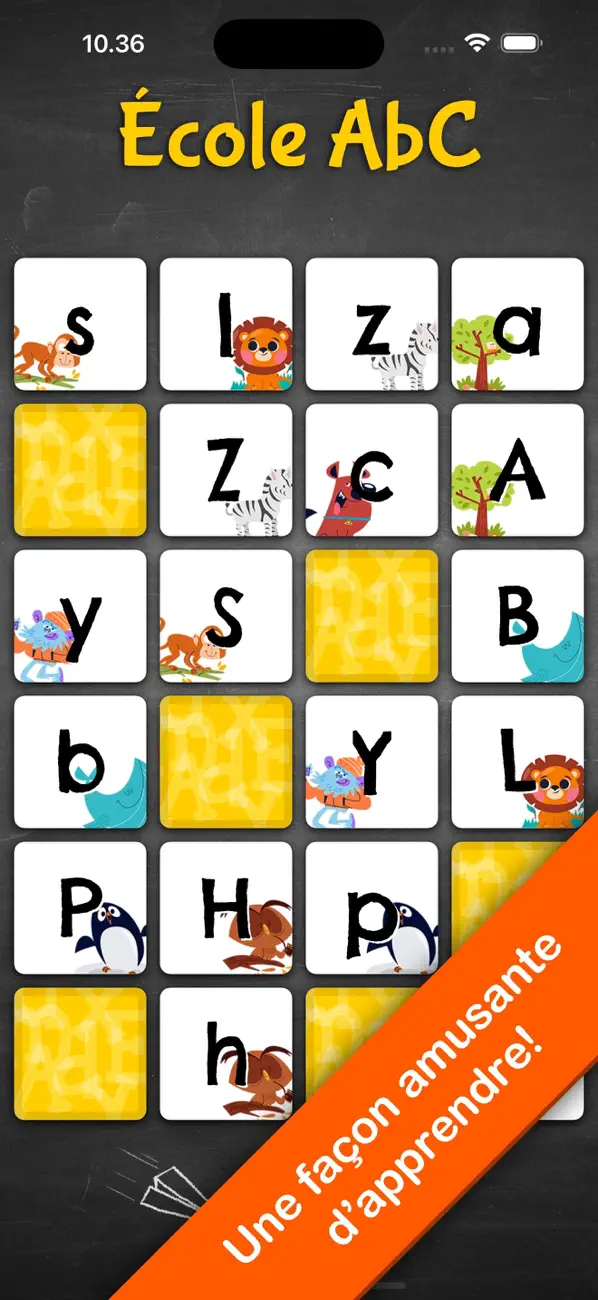 Screenshot #1 pour AbC École (MAJ. et min.)
