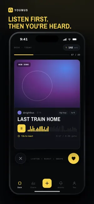 Youmus - Music promotion screenshot 1