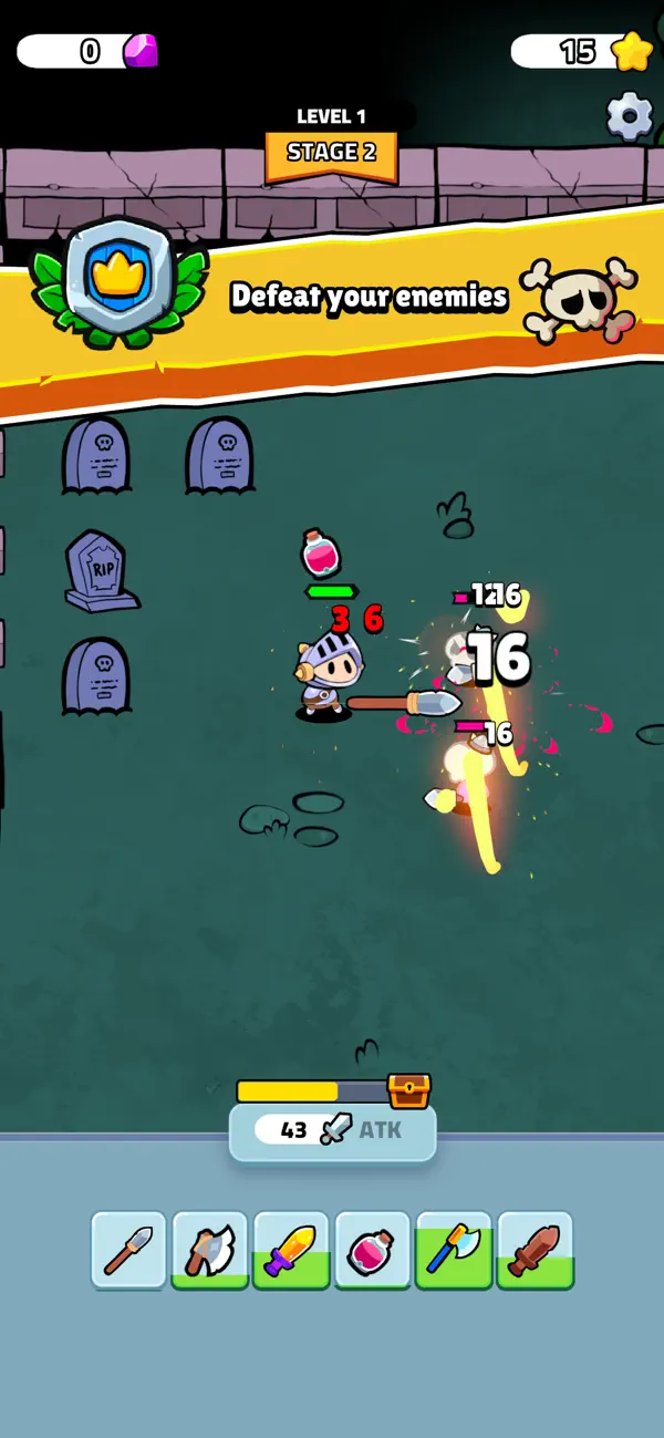 Dungeons and Bags iOS Mod IPA screenshot 3 - iOS game interface