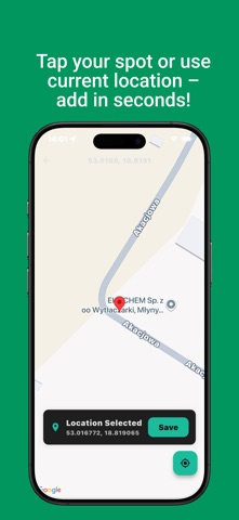 Location & Route Saver iPhone screenshot