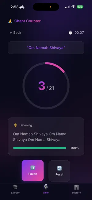 Chant Counter screenshot 3
