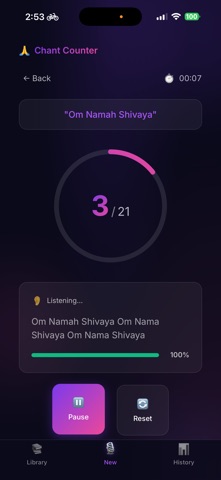 Chant Counter screenshot