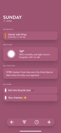 Timepage : capture d’écran 3 sur 9