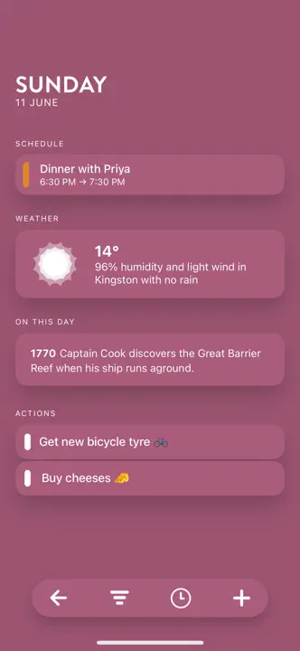 Timepage: Screenshot 3 von 9