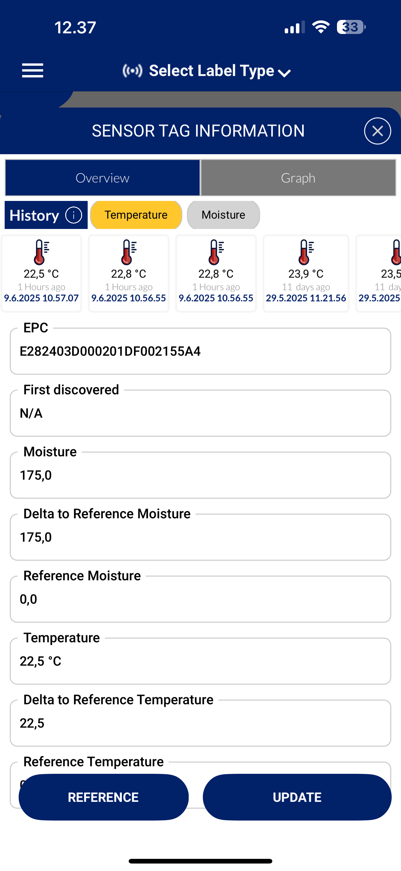 Brady Sensor Tag Reader