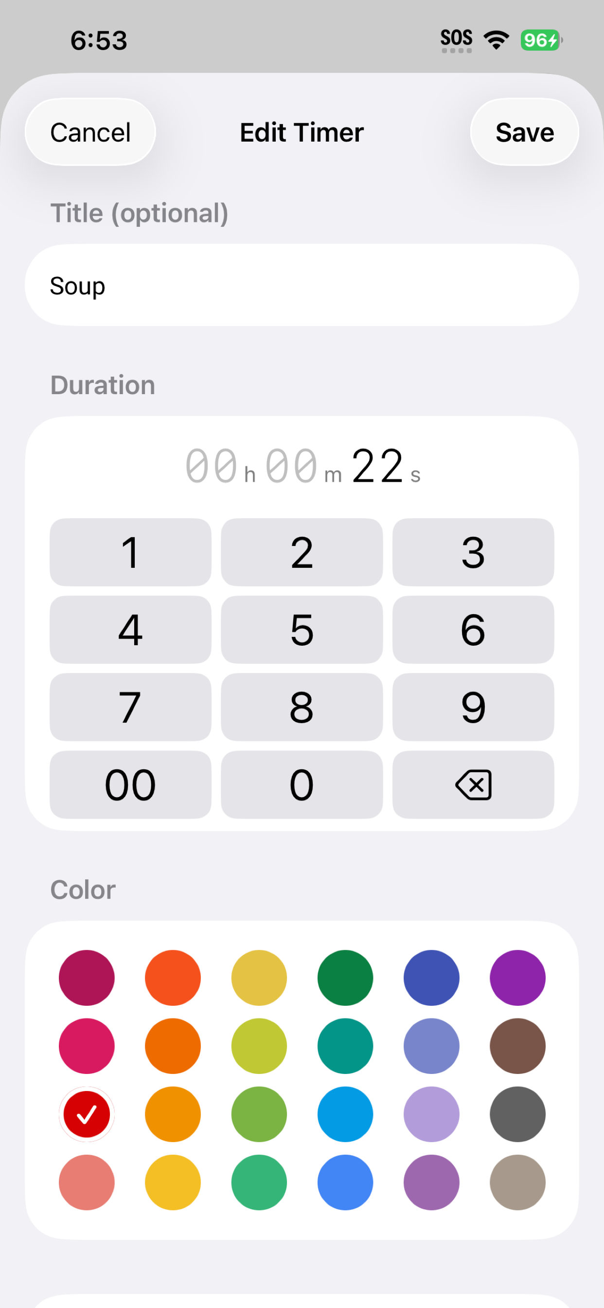 Kitchen Timer for busy cook