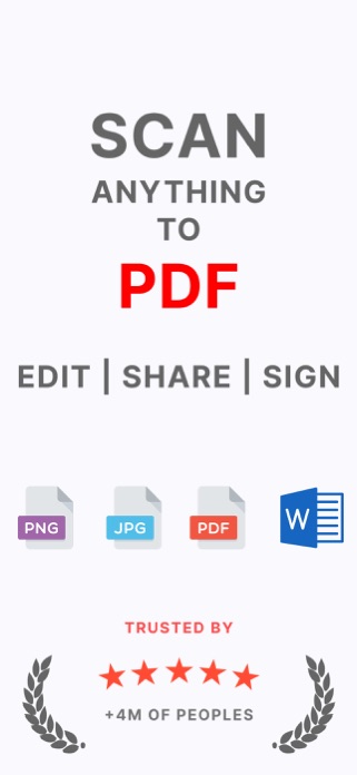PDF Scanner: Doc Scan & OCR Screenshot 1 of 7