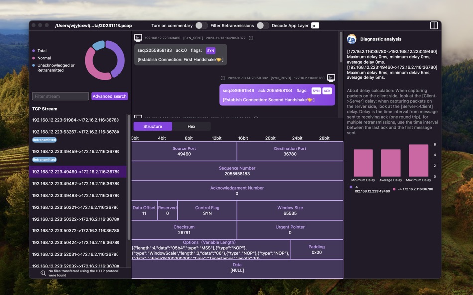 #2. ChatTCP: Simplify TCP Analysis (macOS) Podle: 就业 吴