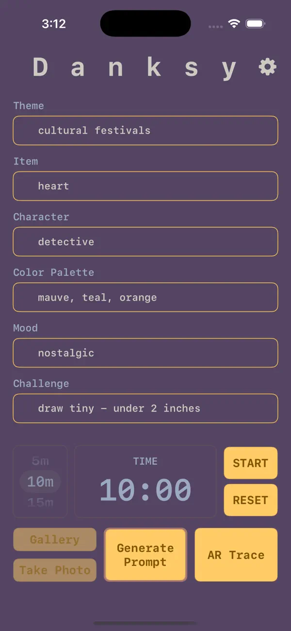 Screenshot #2 pour Danksy - Art Prompts and AR