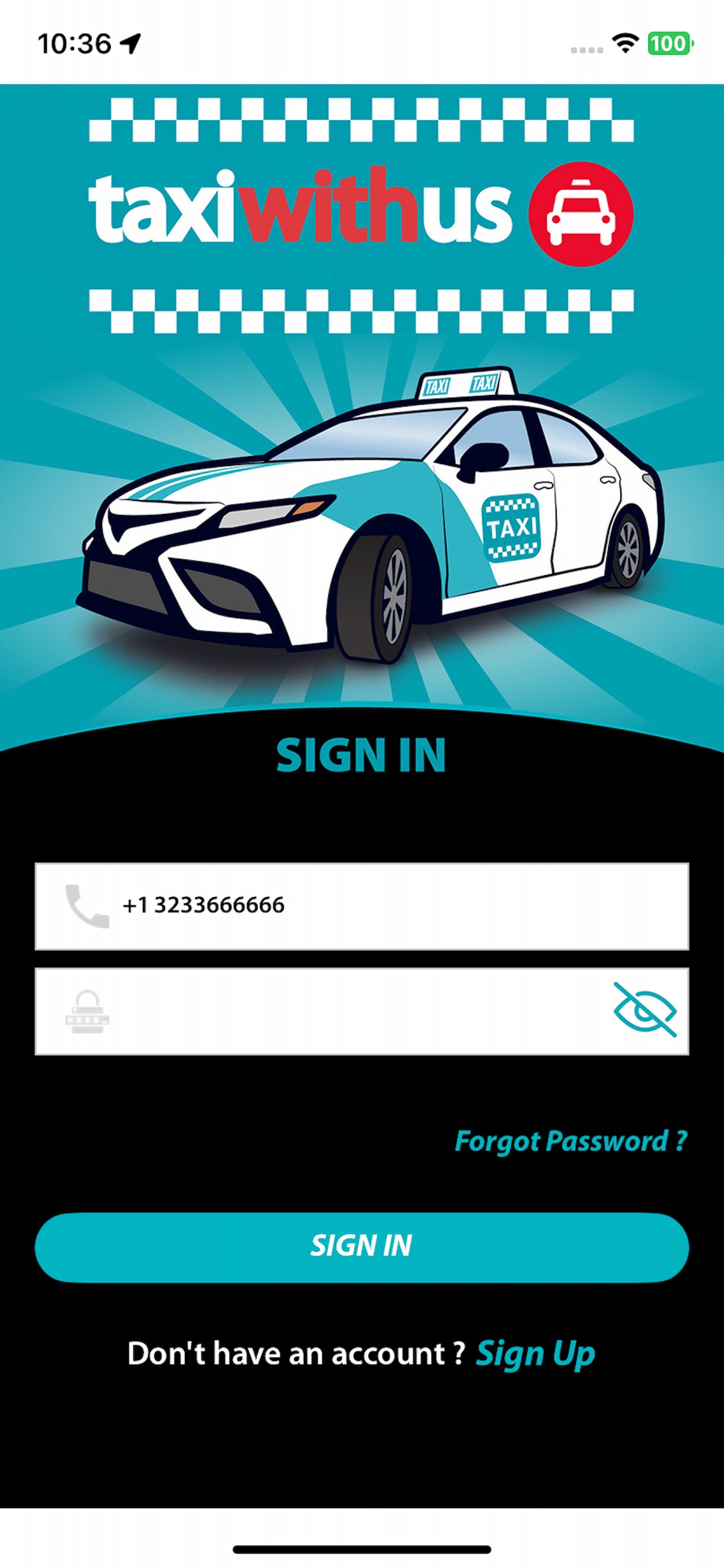 TaxiWithUs screenshot 1