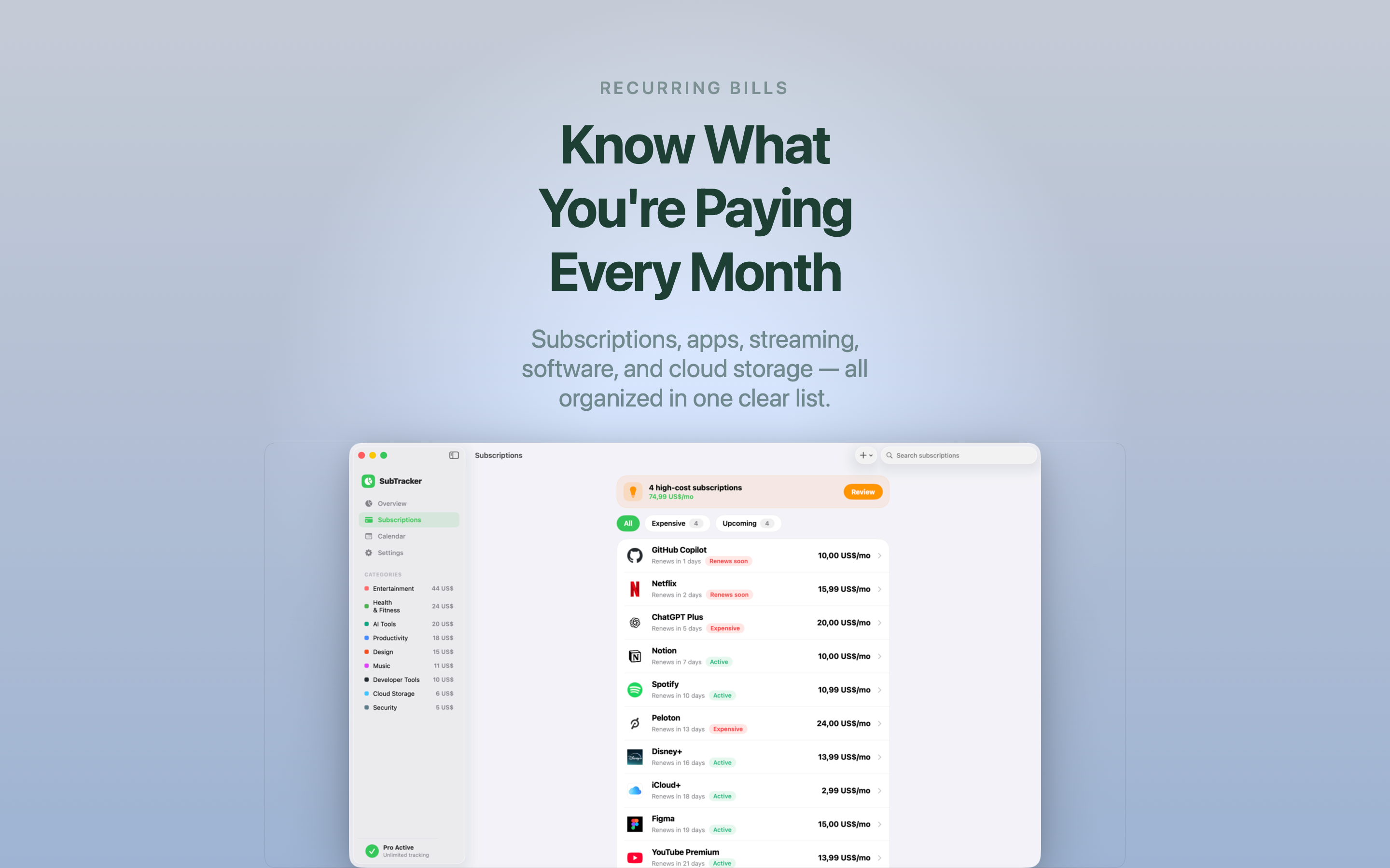 SubTracker: Subscriptions screenshot 18