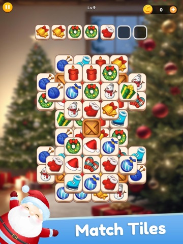 Christmas Mahjong Match Game iPad screenshot
