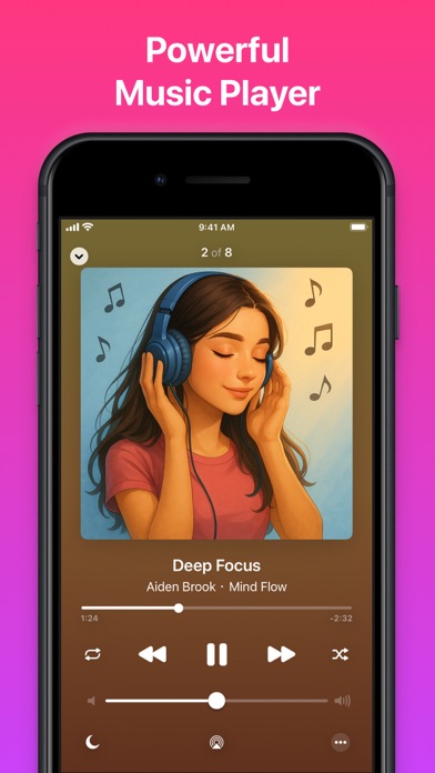 Offline Music Player - Mix iPhone screenshot 1 - Music app