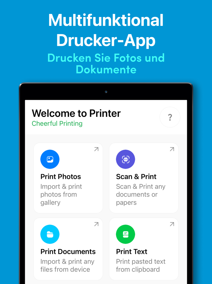 Smart Drucker Drucken Scanner