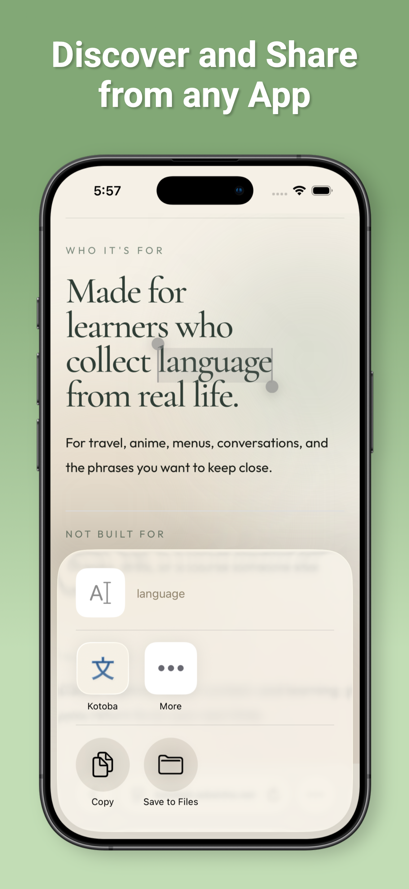 Kotoba - Translate & Learn screenshot 4