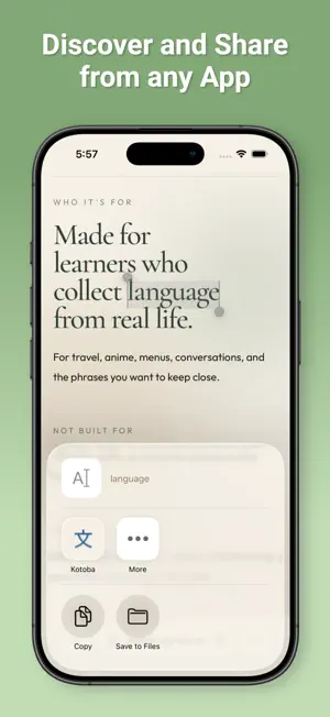 Kotoba - Translate & Learn screenshot 4