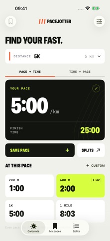 PaceJotter Screenshot 1 of 5